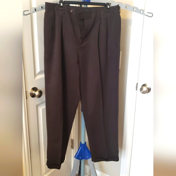 croft & barrow Pants Croft Barrow Mens Pleated And Cuffed Hem Dress